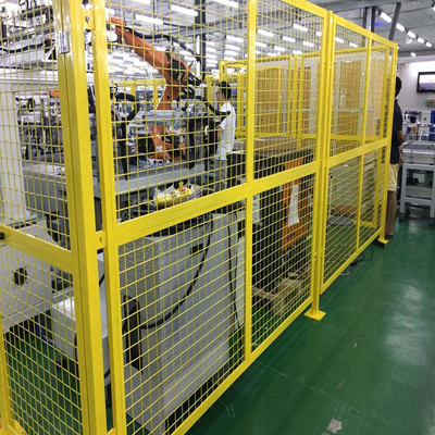 堆垛機器人防護欄 垛碼機器人防護網(wǎng) 簡便安裝 耐用堅固